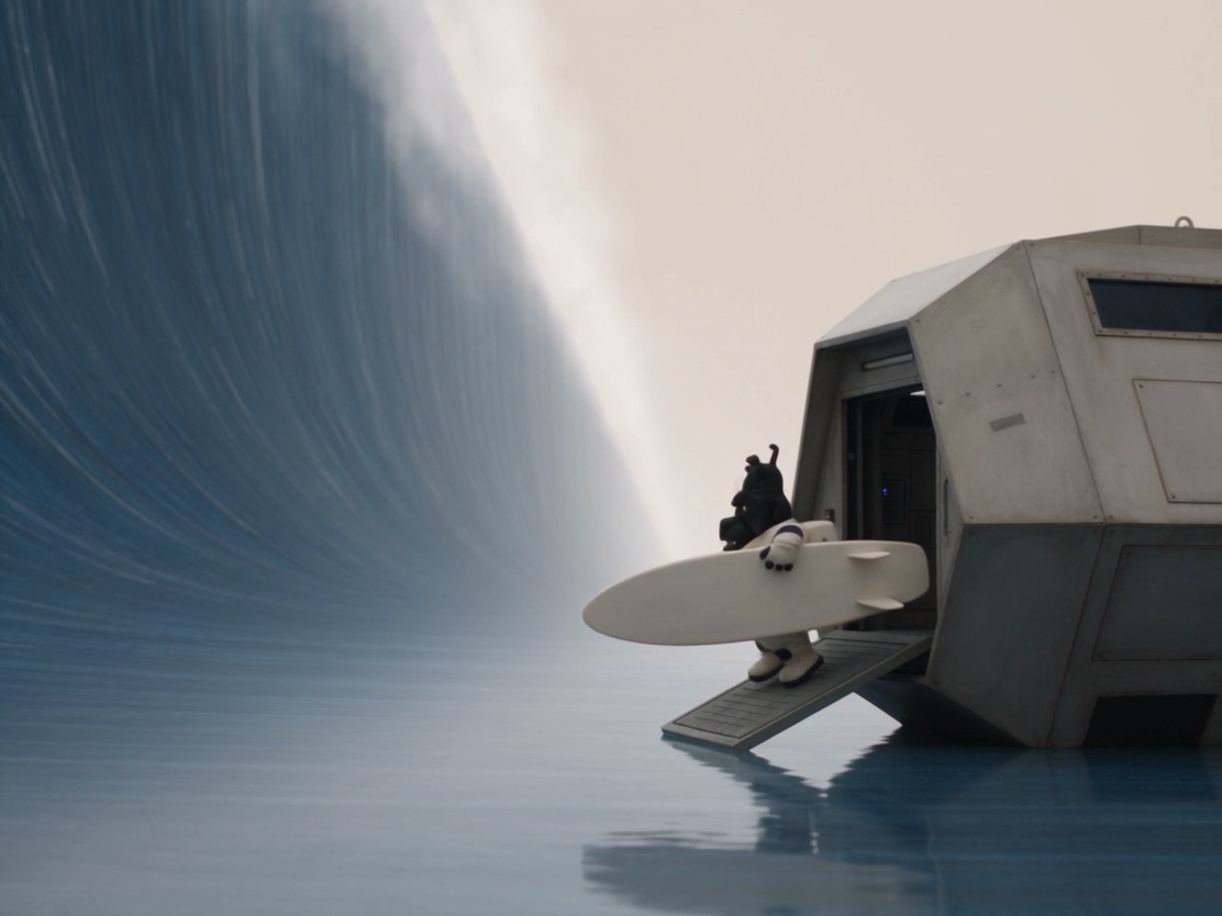 Frame from Interstellar Surf