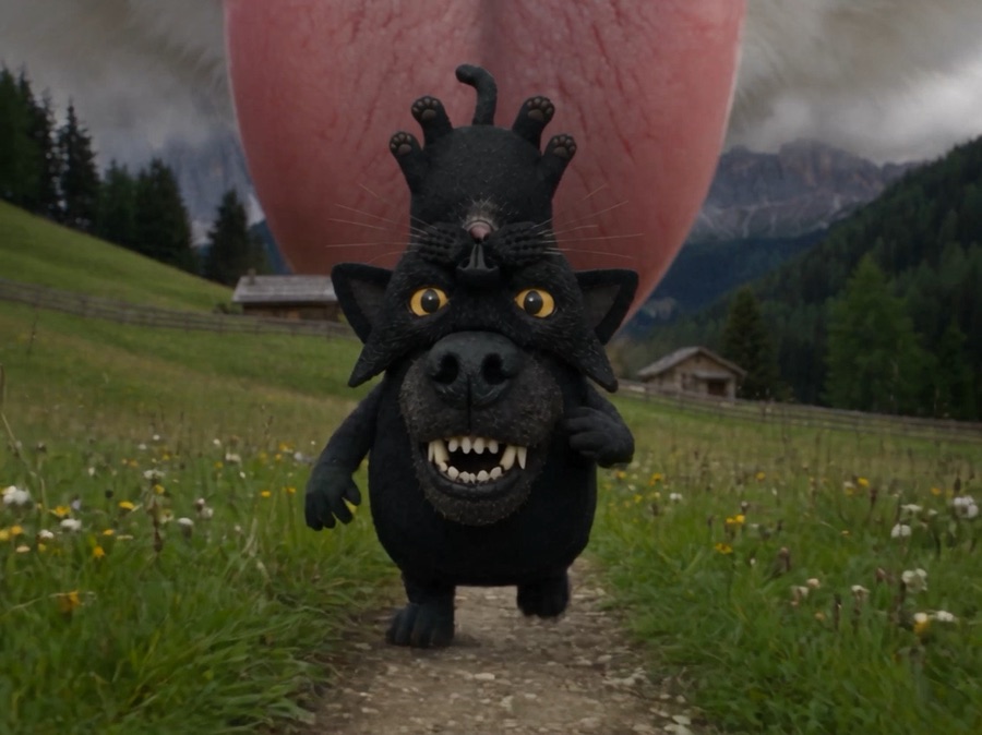 Frame from Licking Cat