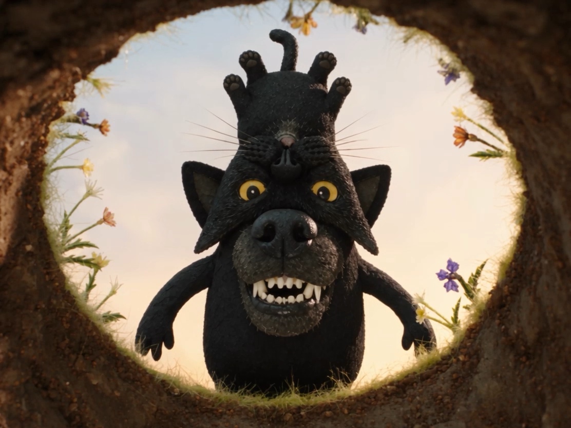Frame from The Great Hole of China