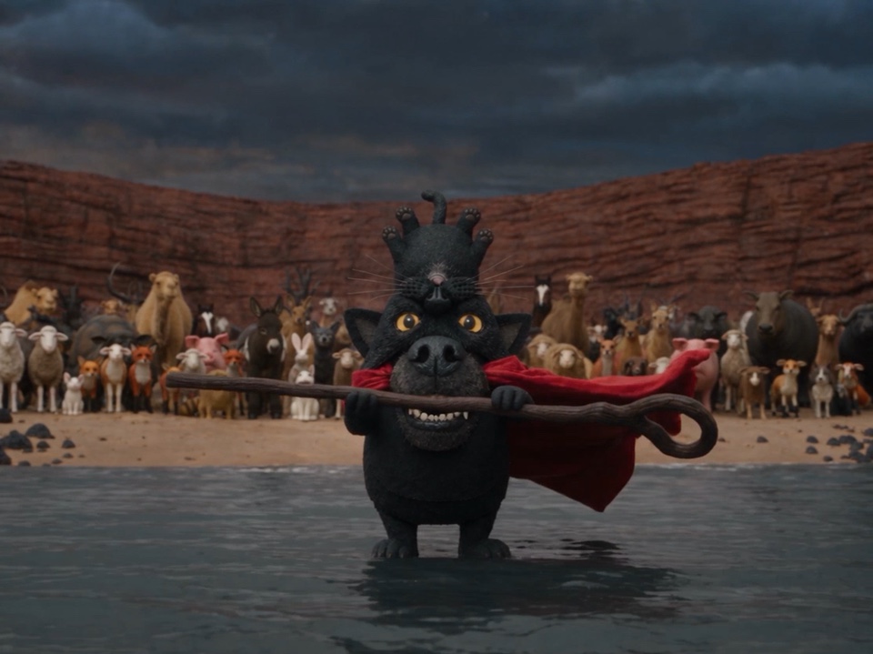 Frame from The Promised Bull Run